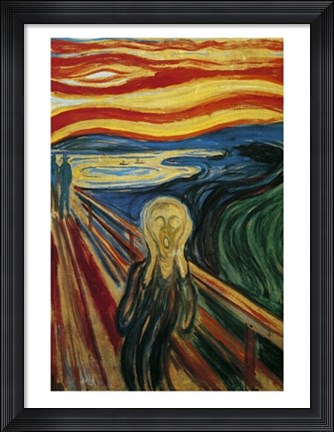 Framed Scream, c.1893 Print