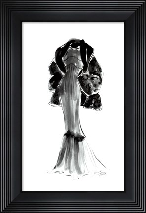 Framed Evening Coat Print