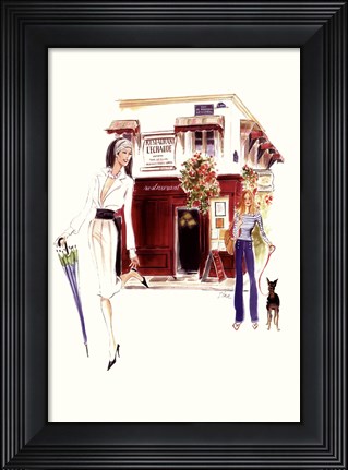 Framed Restaurant Lechaude Print