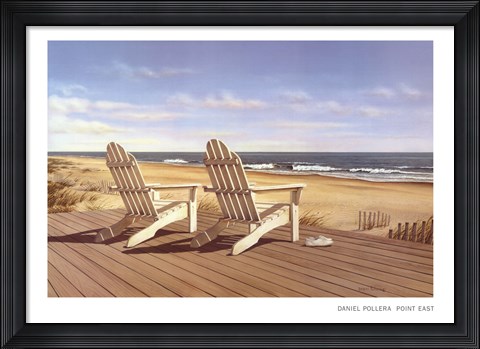 Framed Point East Print