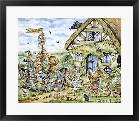 Framed Rambler&#39;s Rest Print