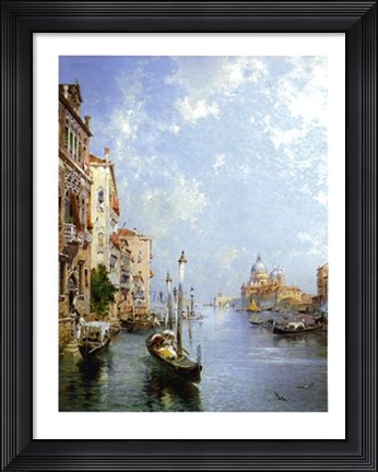 Framed Il Canale Grande, Venezia Print