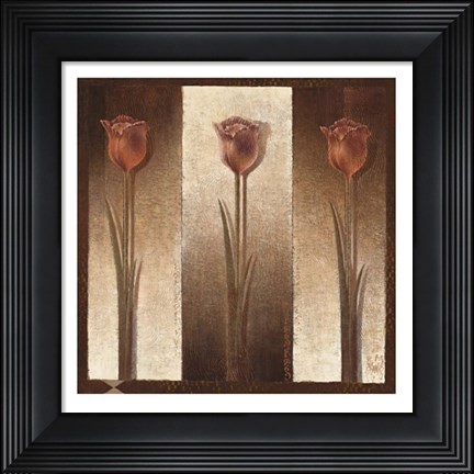 Framed Three Tulips Print