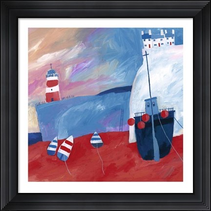 Framed Low Tide Print