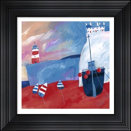 Framed Low Tide Print