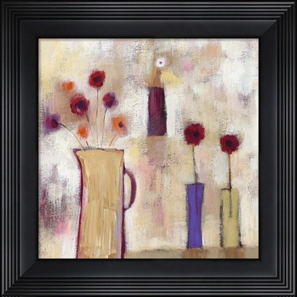 Framed Floral Arrangement II Print