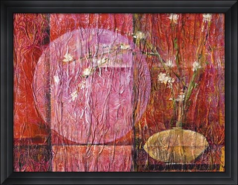 Framed Composition with Blossom I Print