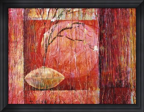 Framed Composition with Blossom II Print