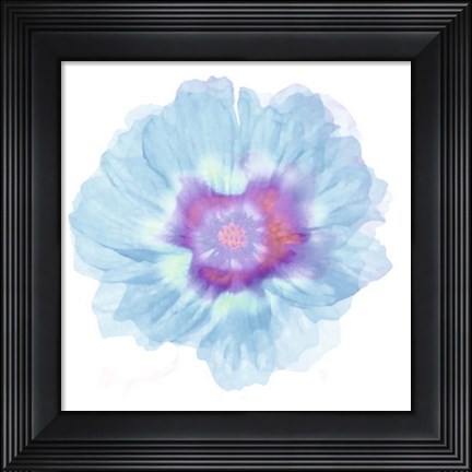 Framed Fleur Bleue Print