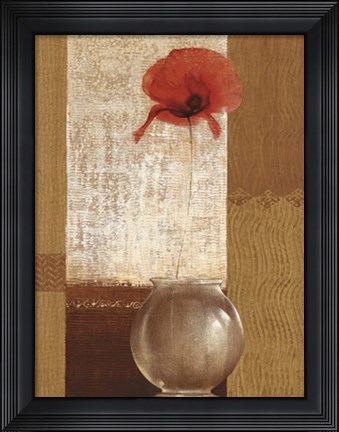 Framed Ambient Poppy Print