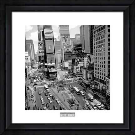 Framed Times Square Afternoon Print