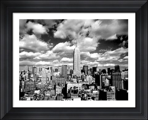 Framed Sky Over Manhattan Print