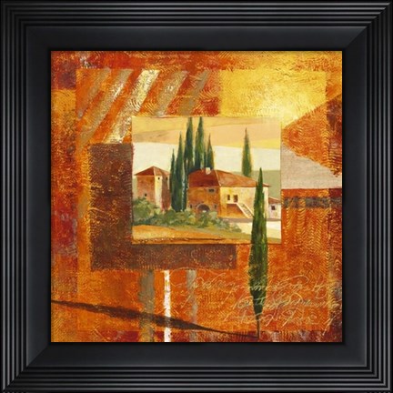 Framed Toscana III Print