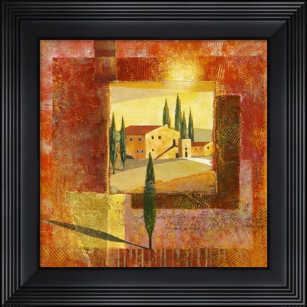 Framed Toscana IV Print