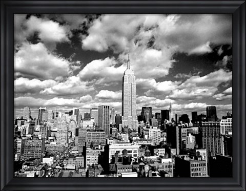 Framed Sky Over Manhattan Print