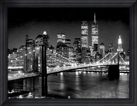Framed Brooklyn Bridge Print