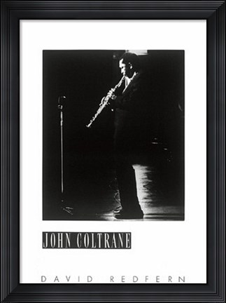 Framed John Coltrane Print