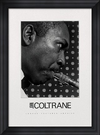 Framed John Coltrane Print