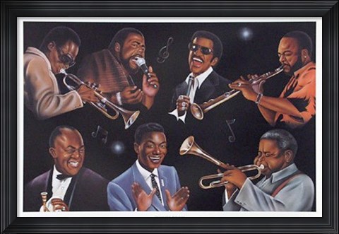 Framed Greatest of All - Rhythm &amp; Jazz Print
