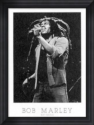 Framed Bob Marley Print