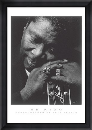 Framed B.B.King Print