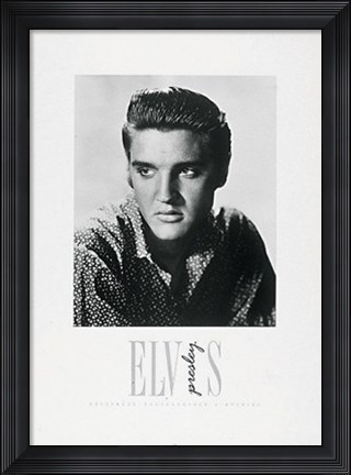 Framed Elvis Print