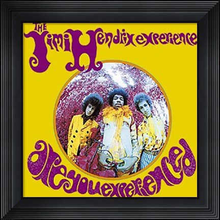 Framed Jimi Hendrix, are you experienced Print