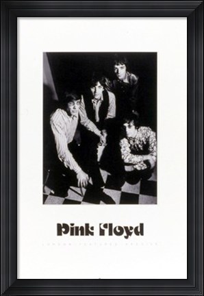 Framed Pink Floyd, Group Photo Print
