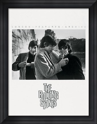Framed Rolling Stones, relaxing in england Print