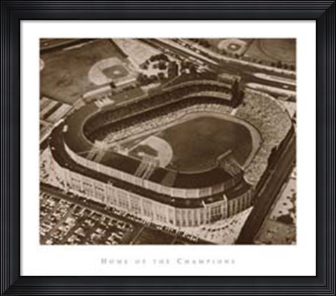 Framed Home of Champions, Print