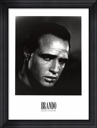 Framed Marlon Brando, photo Print