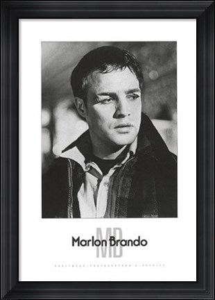 Framed Marlon Brando, photo2 Print
