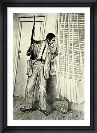 Framed By any Means Necessary Print