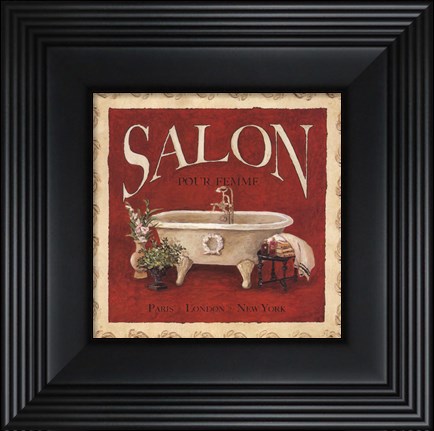Framed SalonPourFemme Print