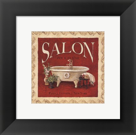 Framed SalonPourFemme Print