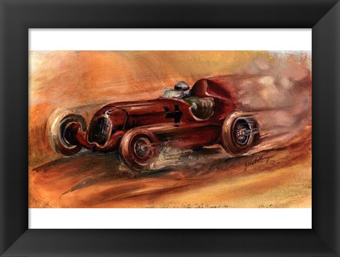 Framed Le Mans 1935 Print