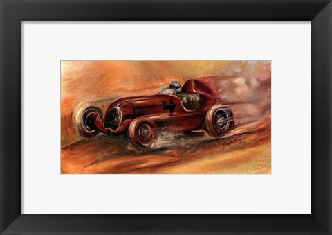 Framed Le Mans 1935 Print