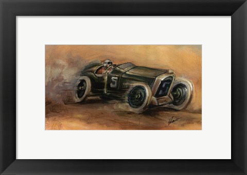 Framed French Grand Prix 1914 Print