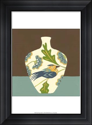 Framed Take Wing in Blue IV Print