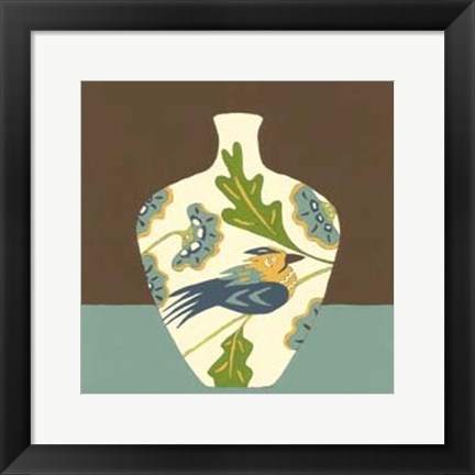Framed Take Wing in Blue IV Print