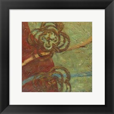 Framed Latticework II Print