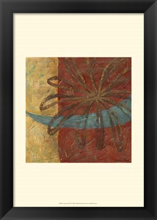 Framed Latticework III Print