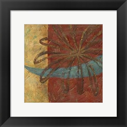 Framed Latticework III Print