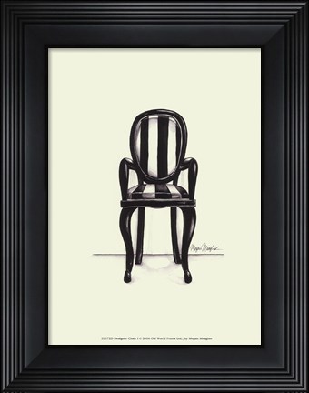 Framed Designer Chair I Print