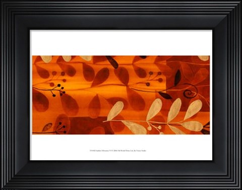 Framed Sun Kissed Silhouette VI Print