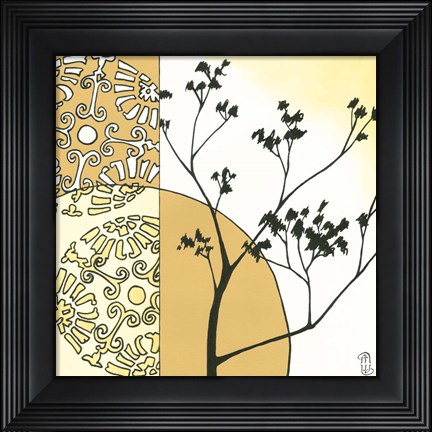 Framed Kimono Garden I Print
