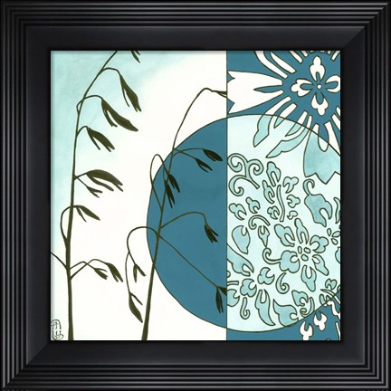 Framed Kimono Garden III Print