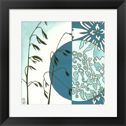 Framed Kimono Garden III Print