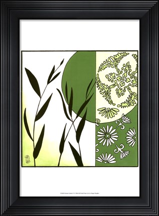 Framed Kimono Garden IV Print