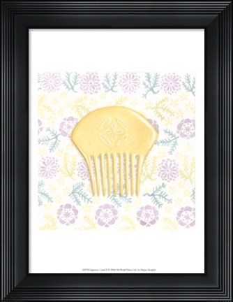 Framed Japanese Comb II Print